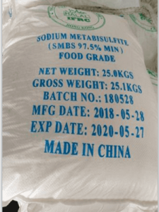 Sodium Metabisulfite Food Grade 97.5%